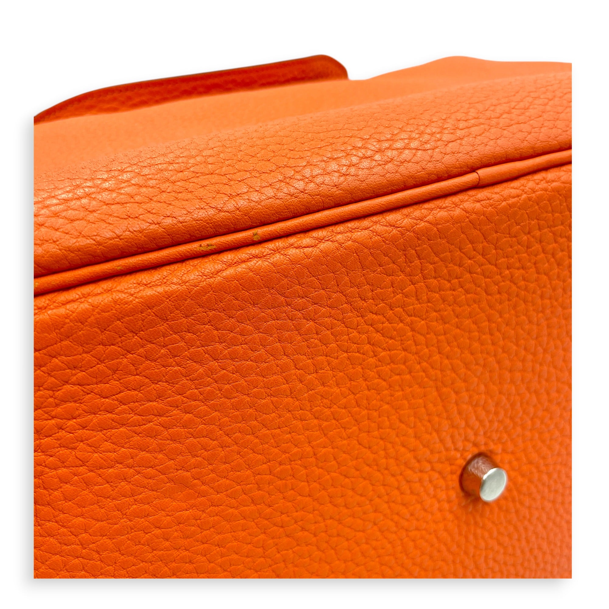Lindy 34 Orange in Clemence Palladium hardware