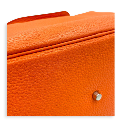 Lindy 34 Orange in Clemence Palladium hardware