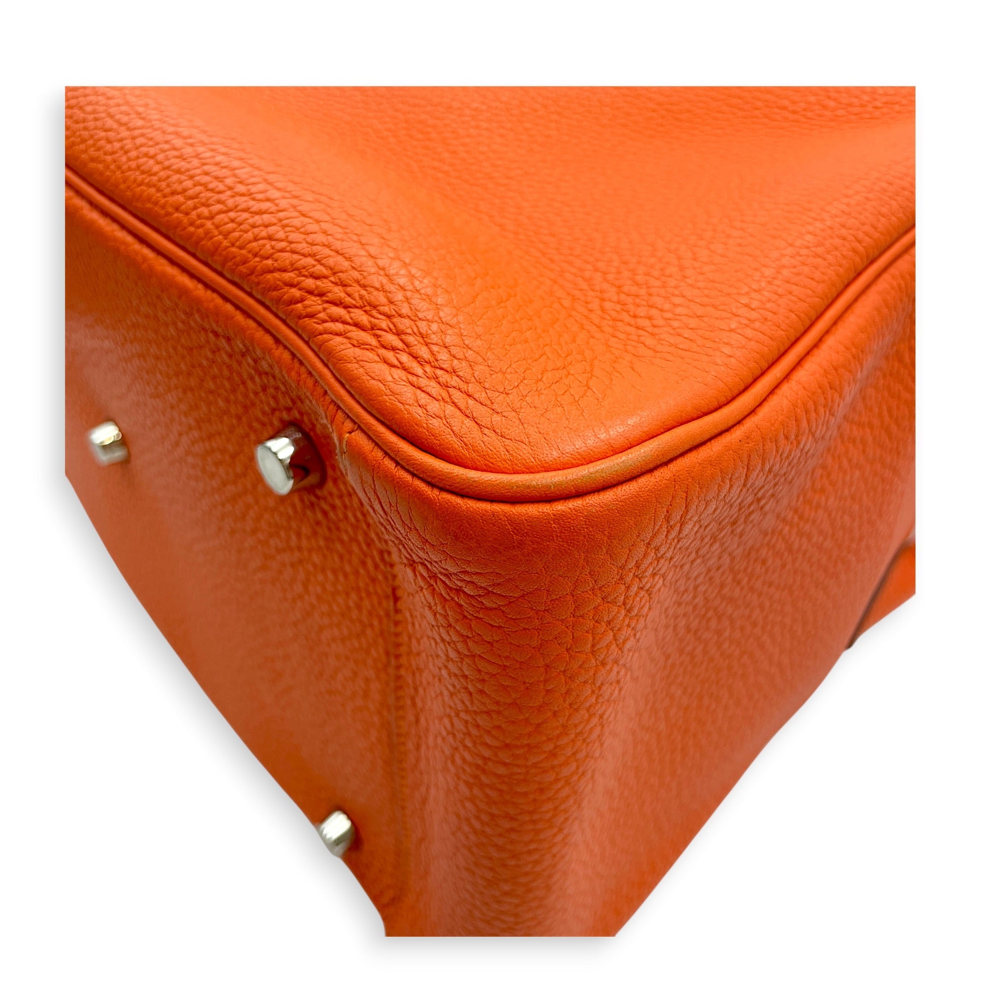 Lindy 34 Orange in Clemence Palladium hardware