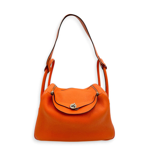 Lindy 34 Orange in Clemence Palladium hardware
