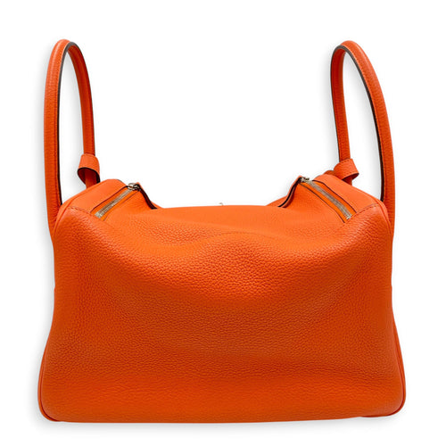 Lindy 34 Orange in Clemence Palladium hardware