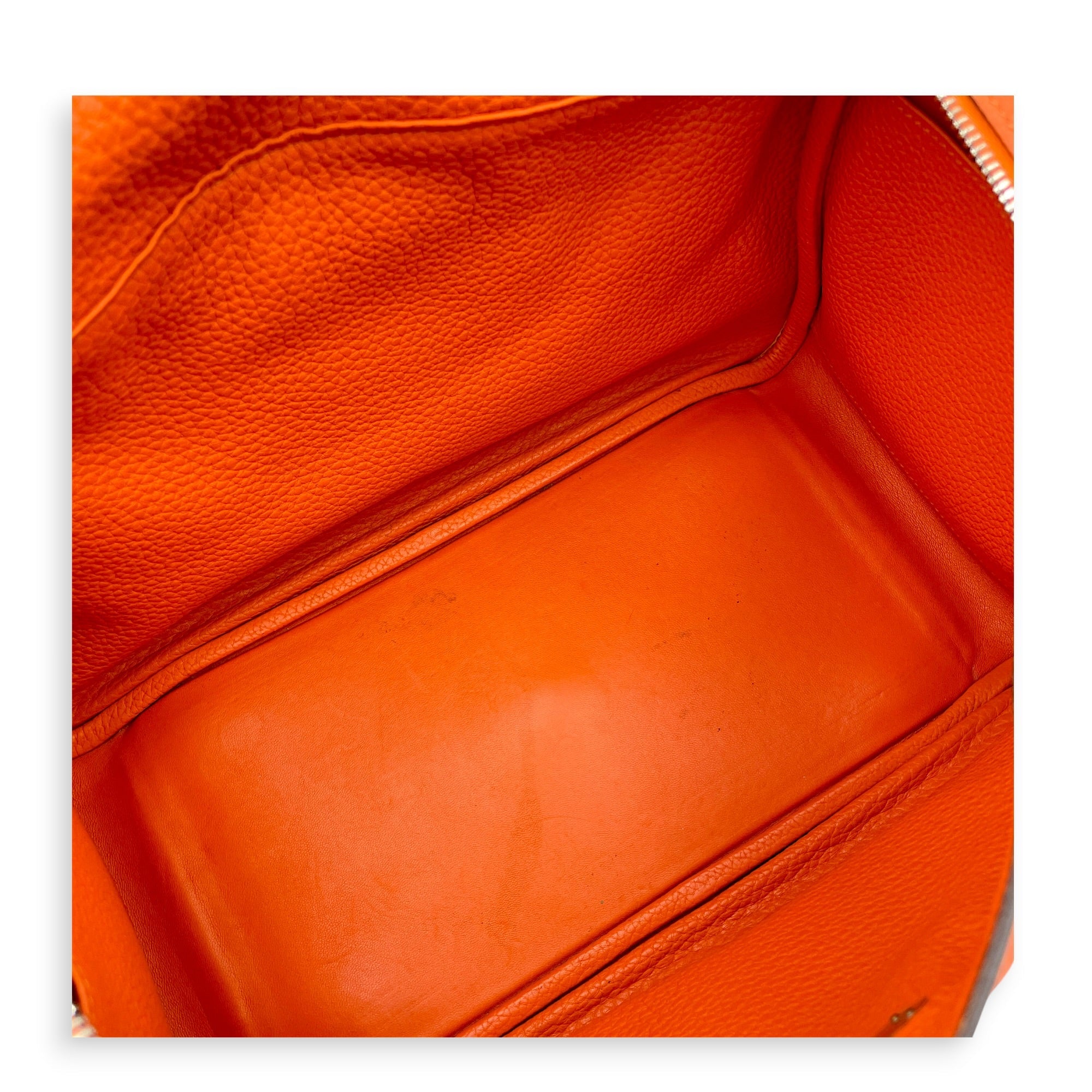 Lindy 34 Orange in Clemence Palladium hardware