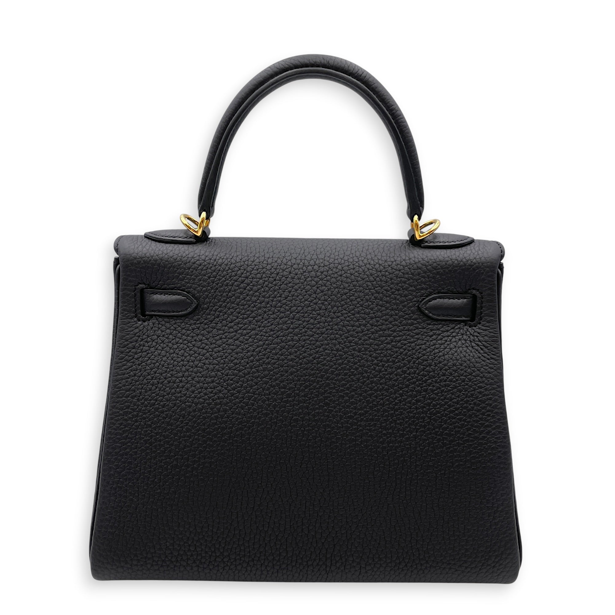 Kelly 25 Black in Togo Gold hardware CL2607-22220 2