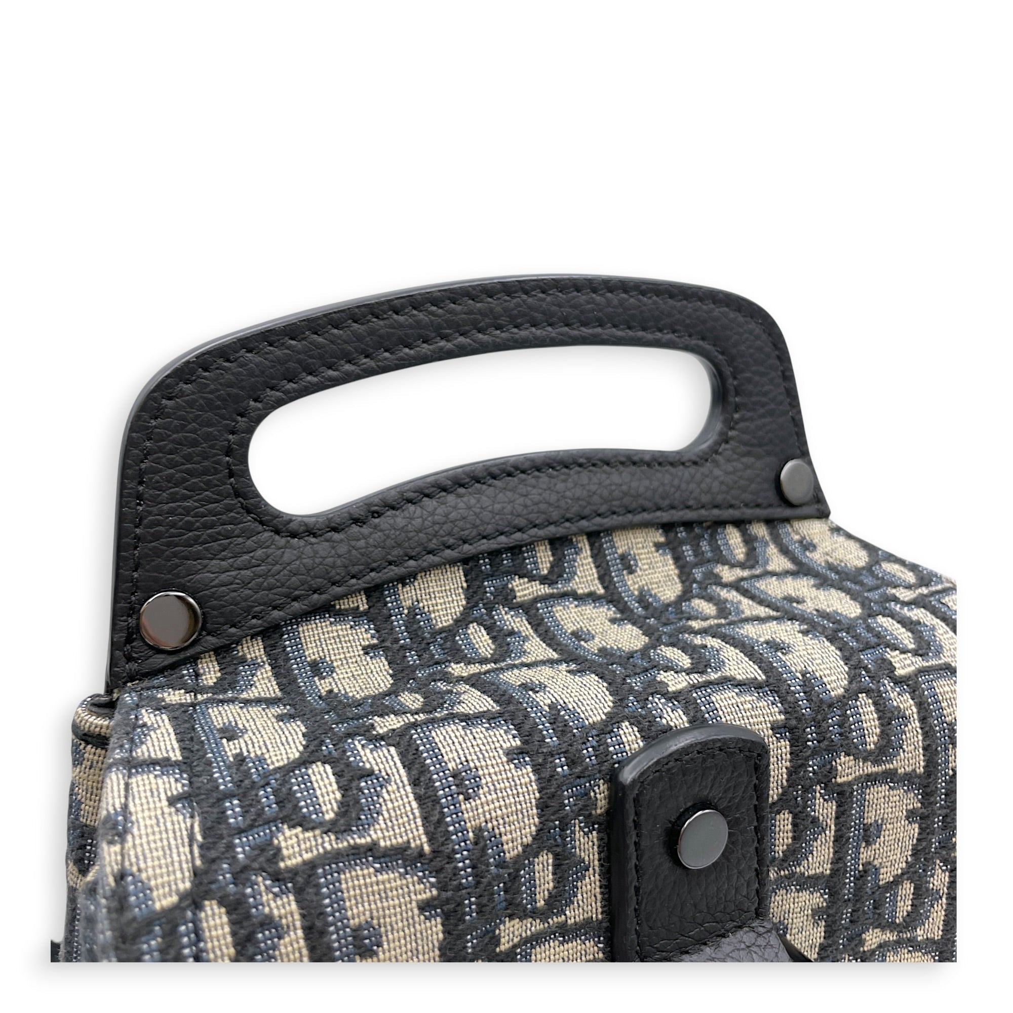 Gallop Sling Mini Blue Backpack in Canvas Silver hardware CL2607-22224 12