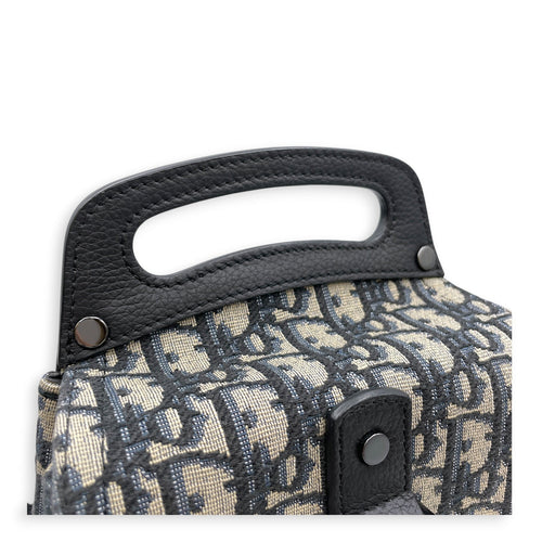 Gallop Sling Mini Blue Backpack in Canvas Silver hardware CL2607-22224 12