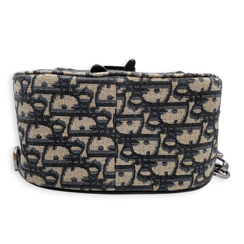 Gallop Sling Mini Blue Backpack in Canvas Silver hardware CL2607-22224 5