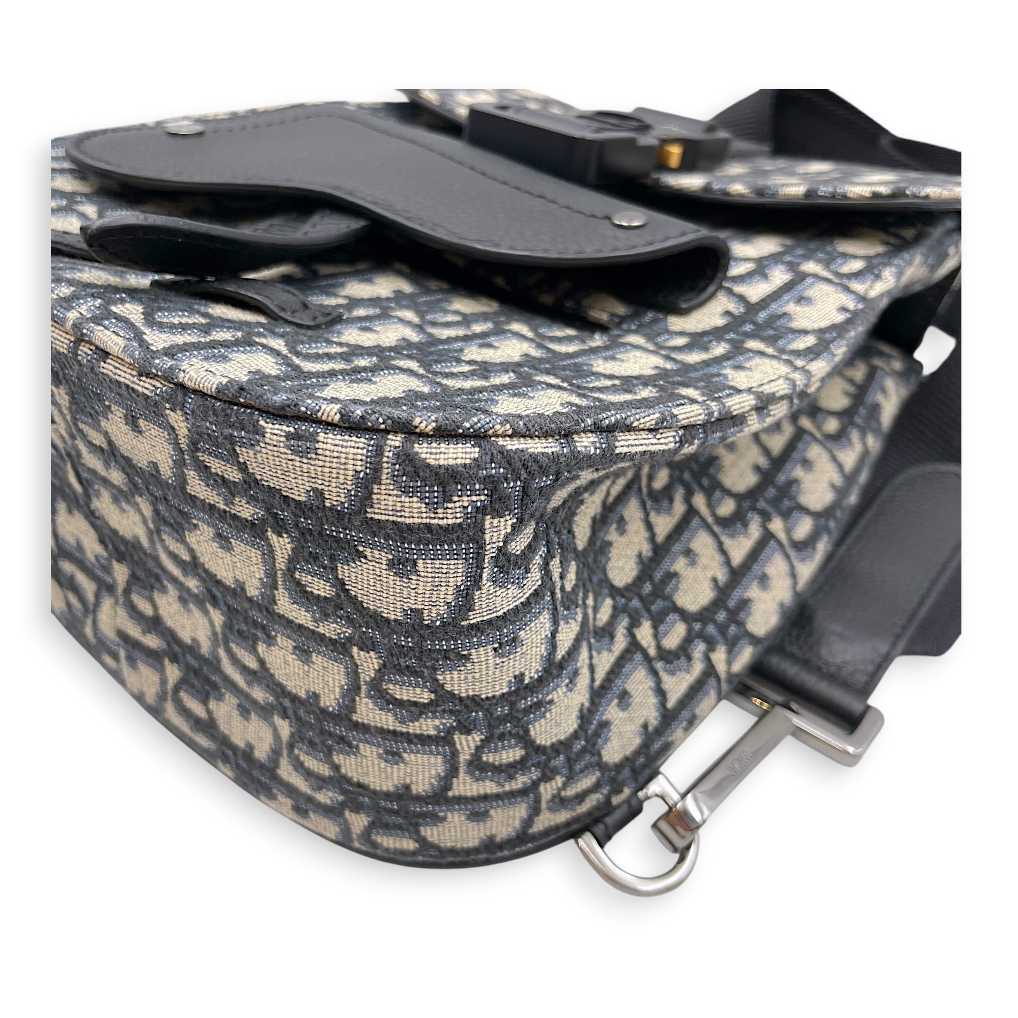 Gallop Sling Mini Blue Backpack in Canvas Silver hardware CL2607-22224 6