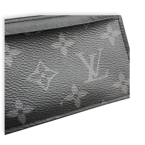 Monogram Eclipse Grey Coin/Card Holder in Canvas Silver hardware CL2607-22225 7