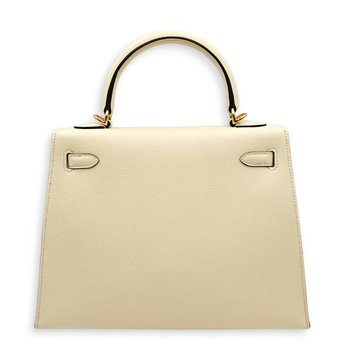 Sellier Kelly 25 Nata in Epsom Gold hardware CL2607-22227 2