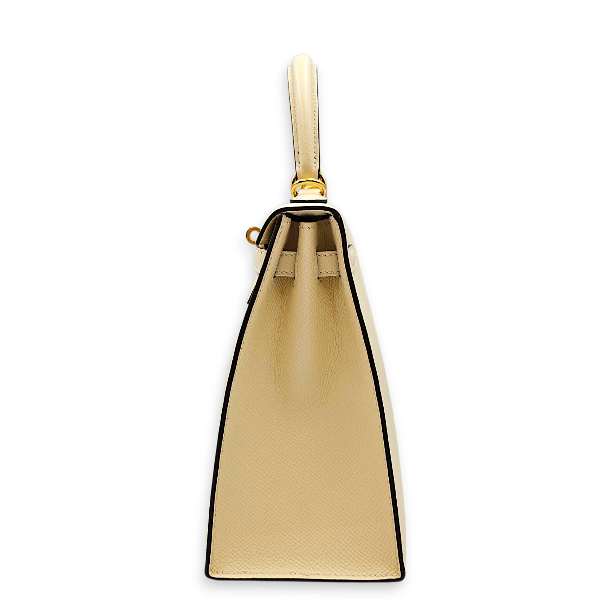 Sellier Kelly 25 Nata in Epsom Gold hardware CL2607-22227 3