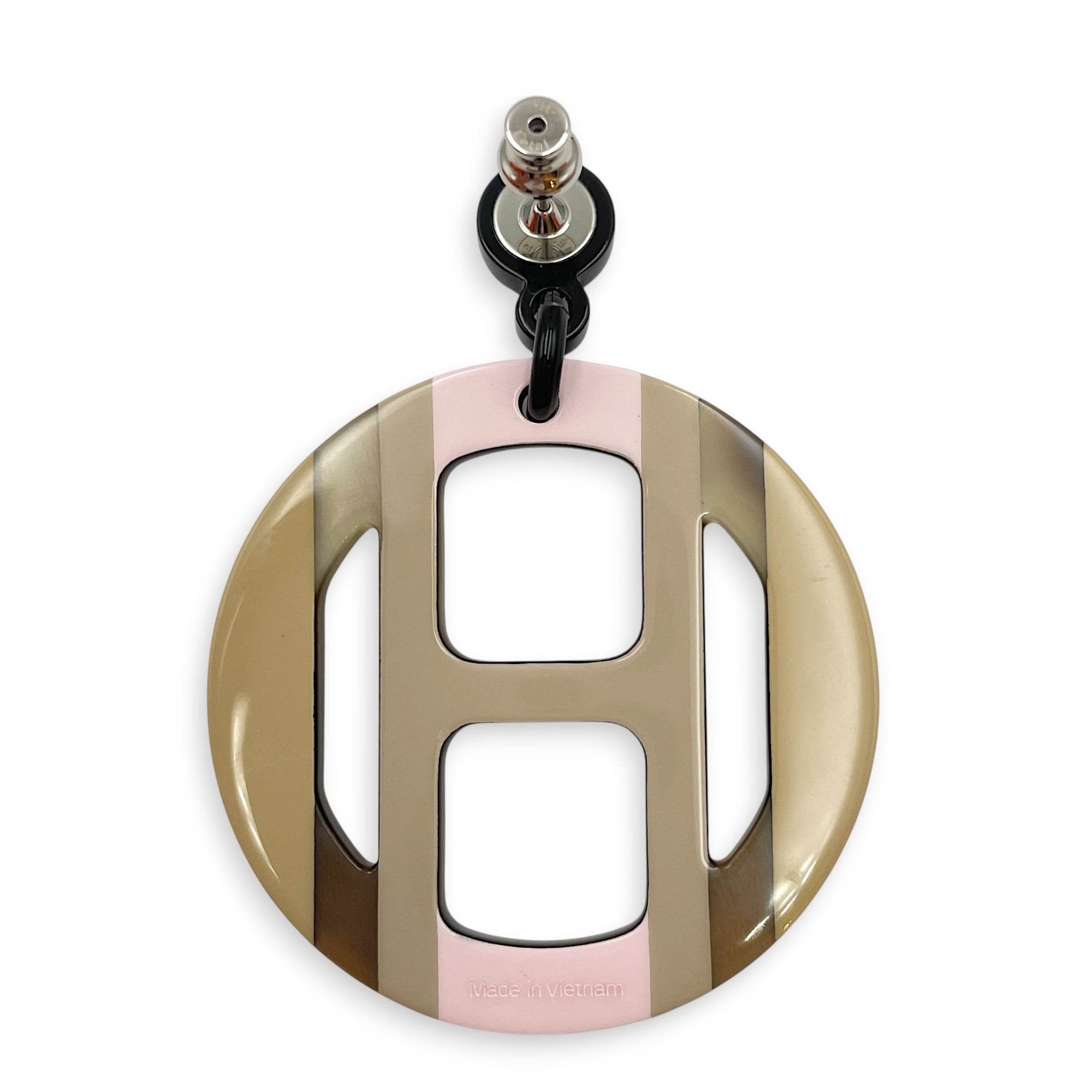 H Equipe Beige/Rose Earrings