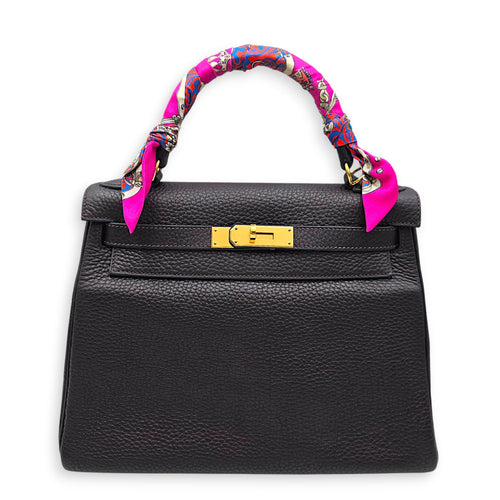 Kelly 28 Prunoir in Clemence Gold hardware CL2607-22230 1