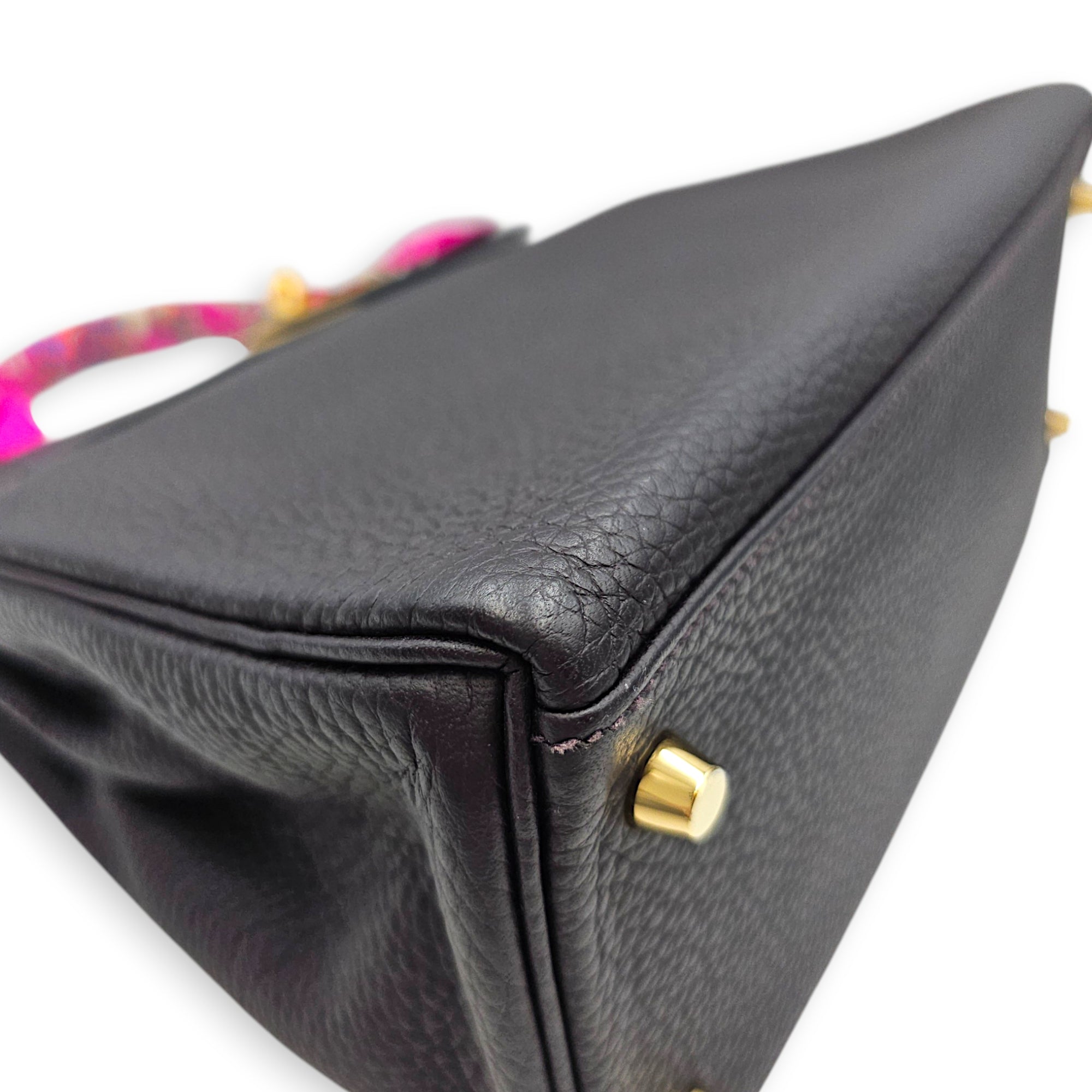 Kelly 28 Prunoir in Clemence Gold hardware CL2607-22230 8