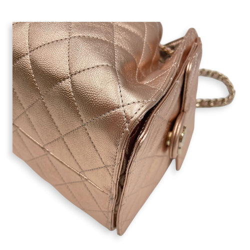 C25 Small  Champagne Gold  Shoulder Bag Rose Gold hardware CL2607-22236 11