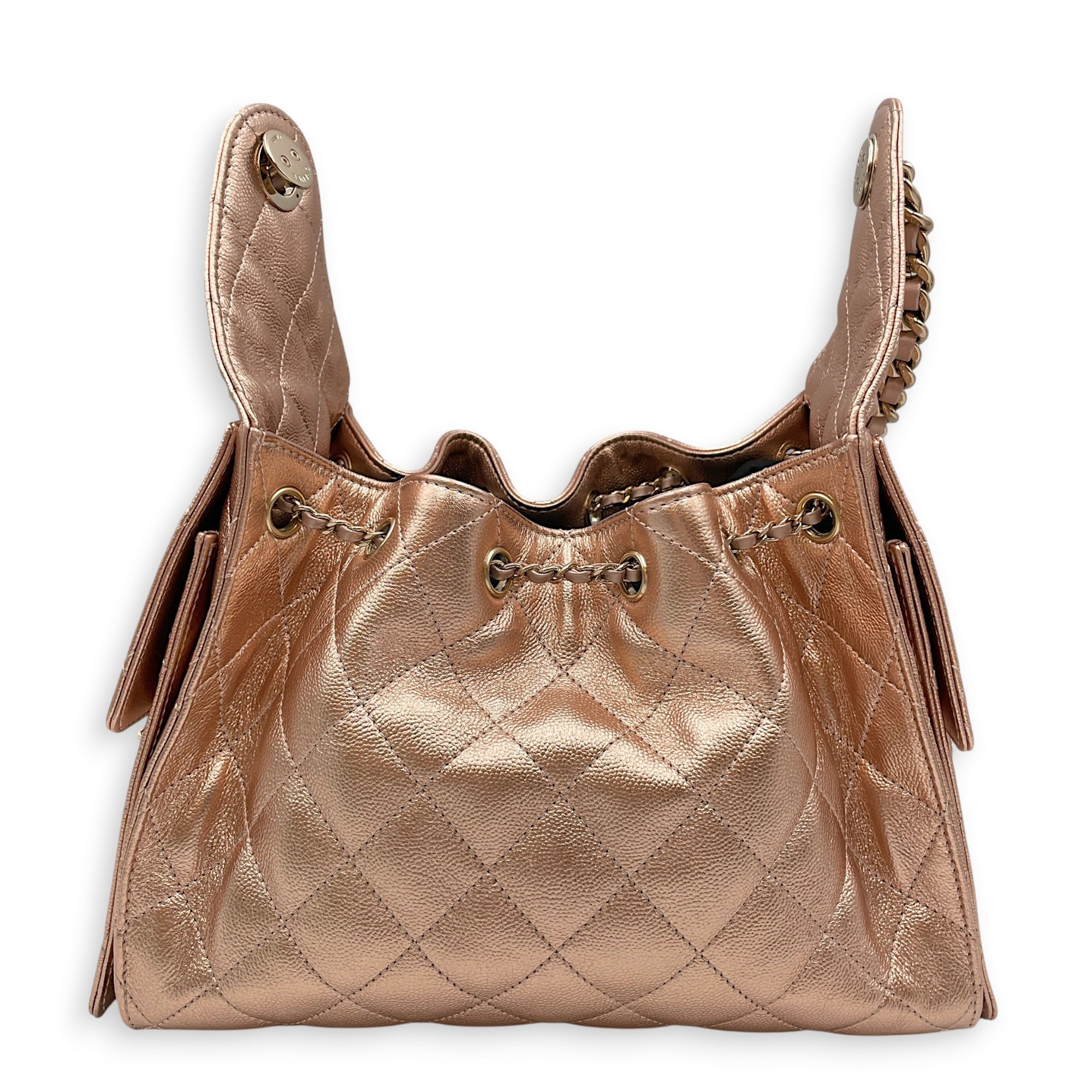 C25 Small  Champagne Gold  Shoulder Bag Rose Gold hardware CL2607-22236 2
