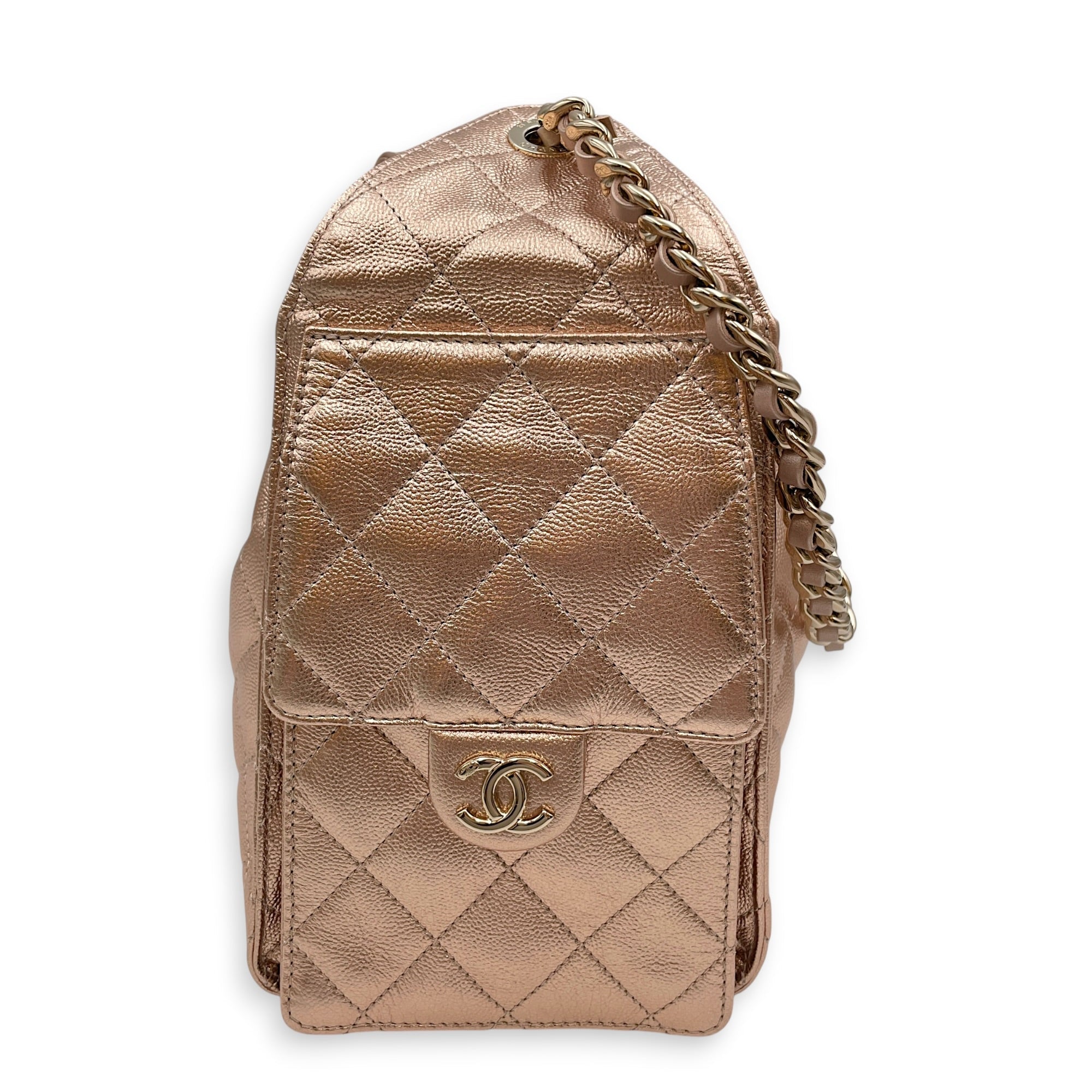 C25 Small  Champagne Gold  Shoulder Bag Rose Gold hardware CL2607-22236 5