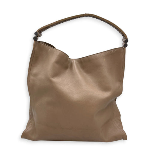 Hobo Brown Shoulder Bag in Nappa Leather Brunito hardware CL2607-22237 1