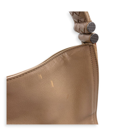 Hobo Brown Shoulder Bag in Nappa Leather Brunito hardware CL2607-22237 14