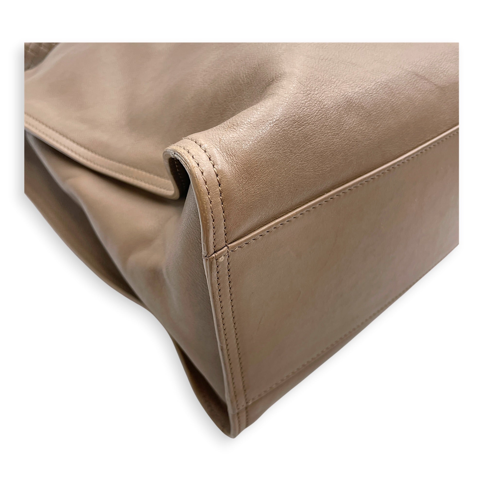 Hobo Brown Shoulder Bag in Nappa Leather Brunito hardware CL2607-22237 7
