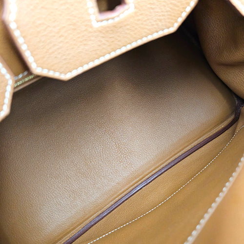 Birkin 35 Gold in Togo Gold hardware CL2607-22238 6