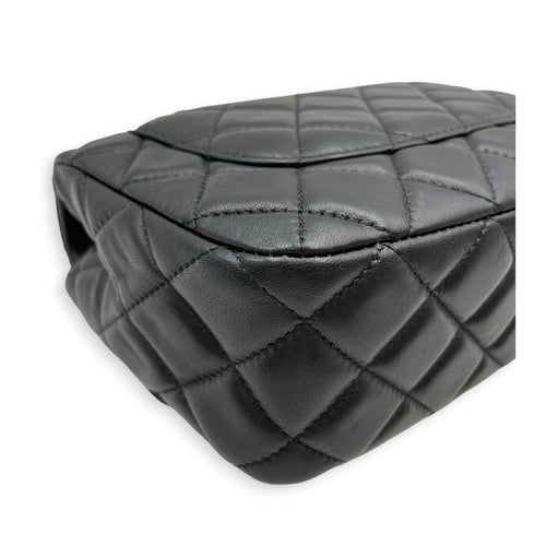 Square Flap Coco De Toi Mini Black Crossbody Bag in Lambskin Gold hardware CL2607-22240 7