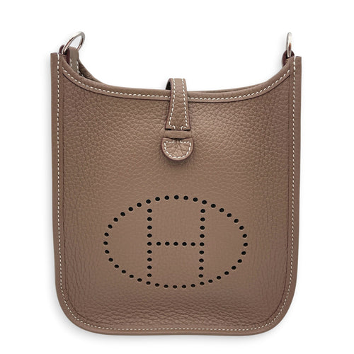 Evelyne Mini Etoupe in Clemence Palladium hardware CL2607-22252 1