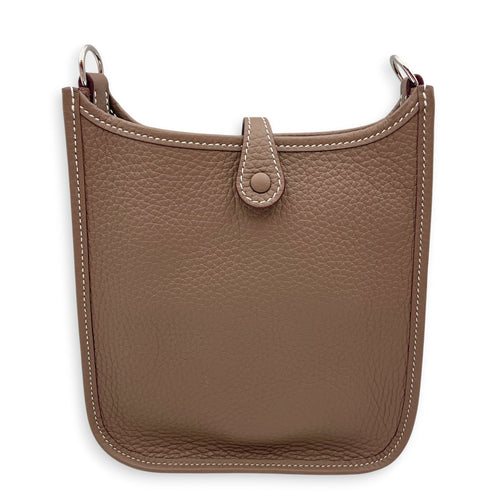 Evelyne Mini Etoupe in Clemence Palladium hardware CL2607-22252 2