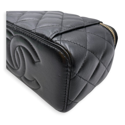 Vanity Case Black Crossbody Bag in Lambskin Gold hardware CL2607-22255 12