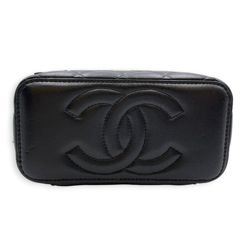 Vanity Case Black Crossbody Bag in Lambskin Gold hardware CL2607-22255 3