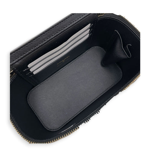 Vanity Case Black Crossbody Bag in Lambskin Gold hardware CL2607-22255 6