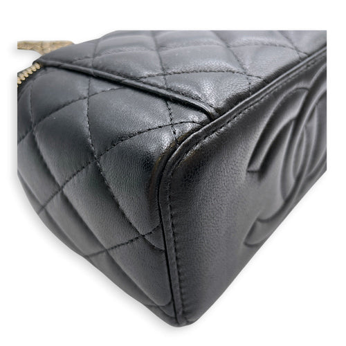 Vanity Case Black Crossbody Bag in Lambskin Gold hardware CL2607-22255 7