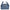 C25 Small Blue Shoulder Bag in Denim Gold hardware CL2607-22261 1