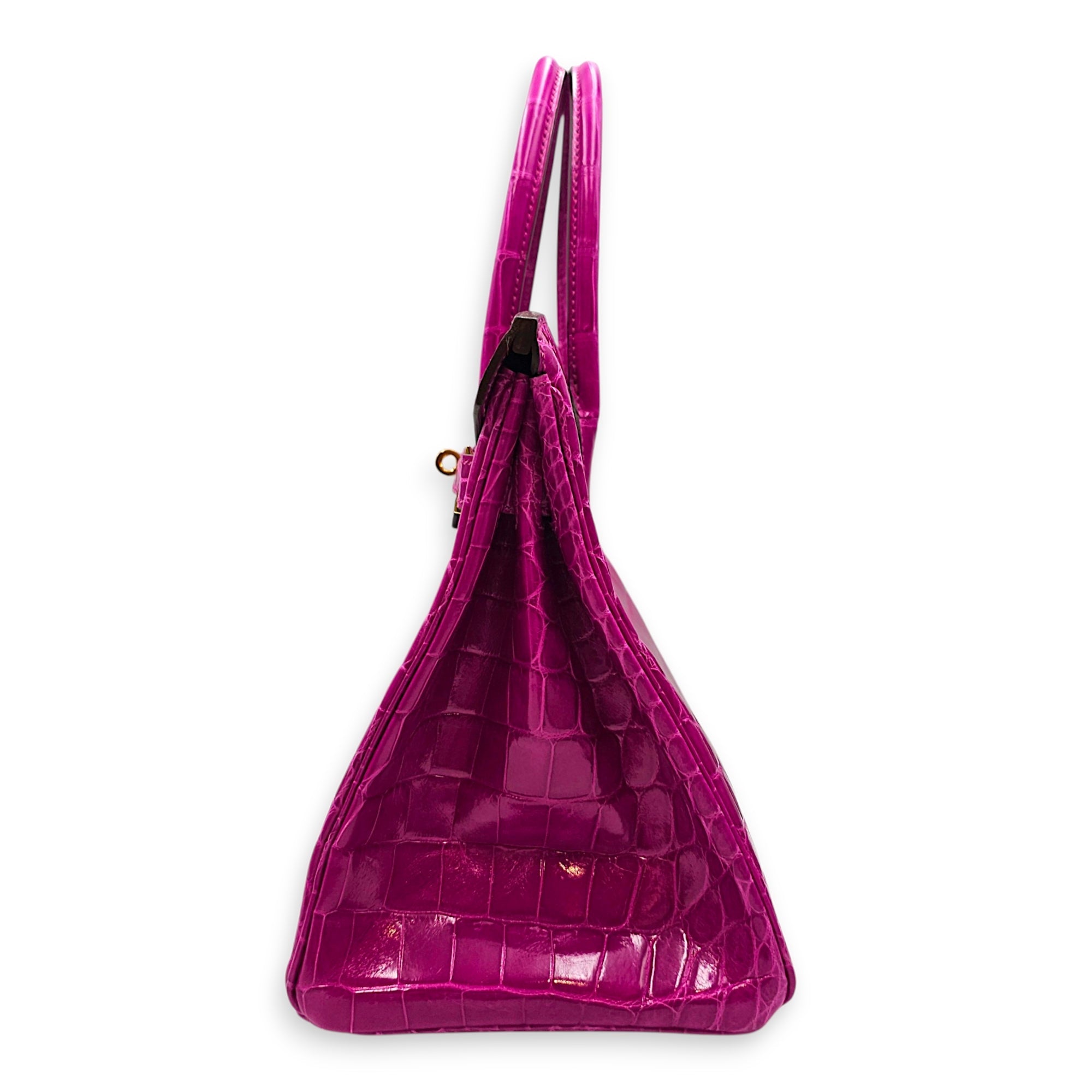 Birkin 30 Rose Scheherazade in Shiny Niloticus Gold hardware CL2607-22263 4