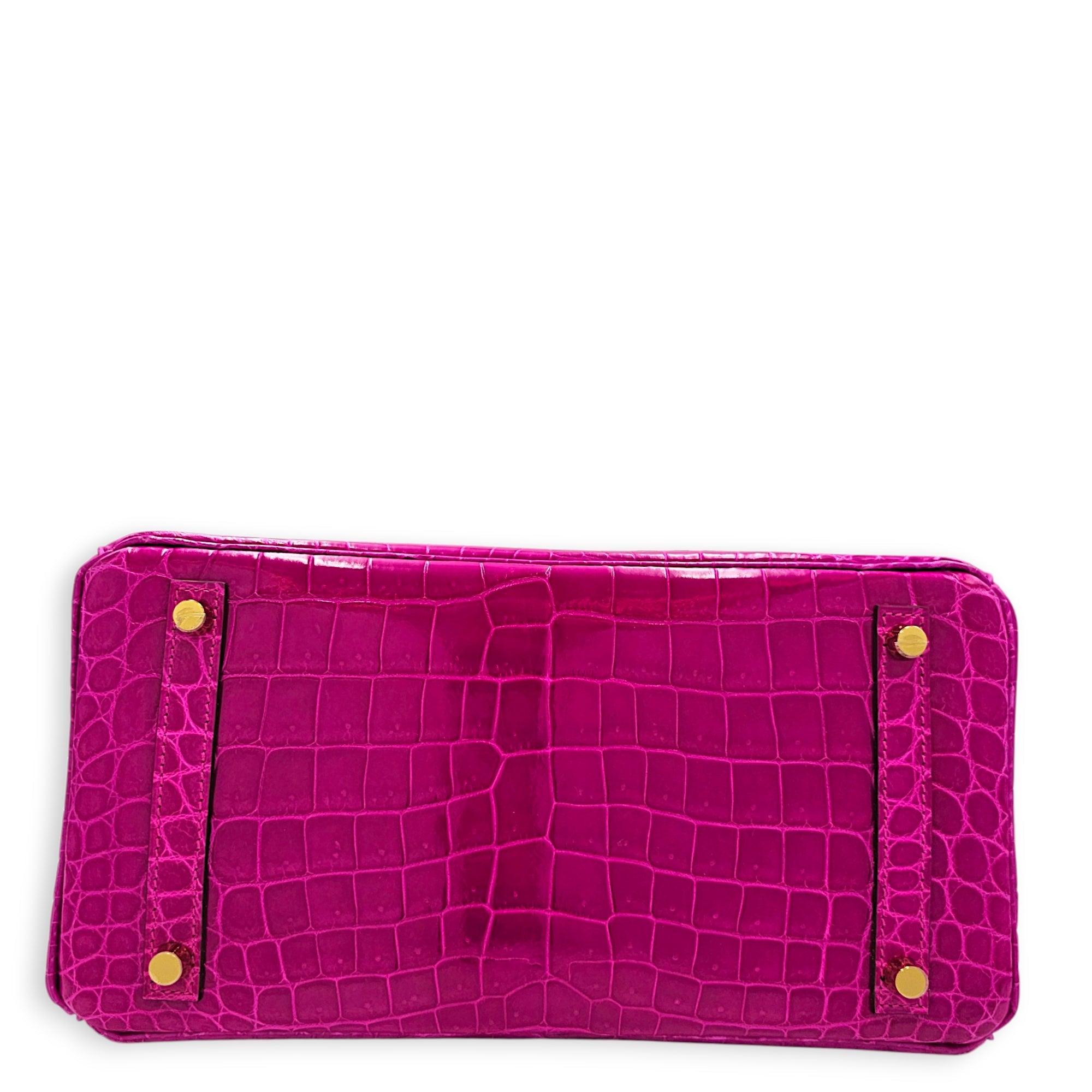 Birkin 30 Rose Scheherazade in Shiny Niloticus Gold hardware CL2607-22263 5