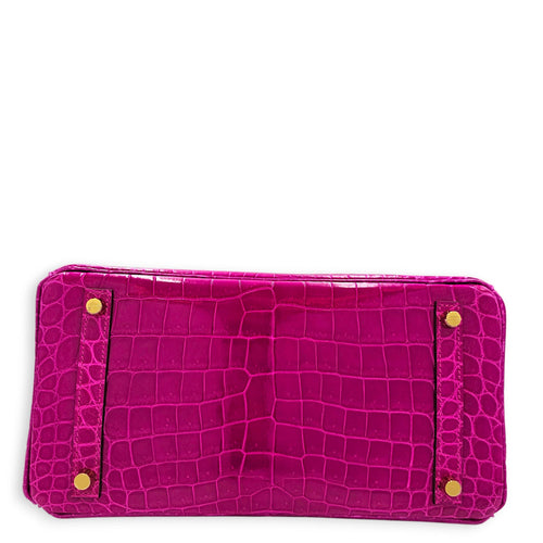Birkin 30 Rose Scheherazade in Shiny Niloticus Gold hardware CL2607-22263 5