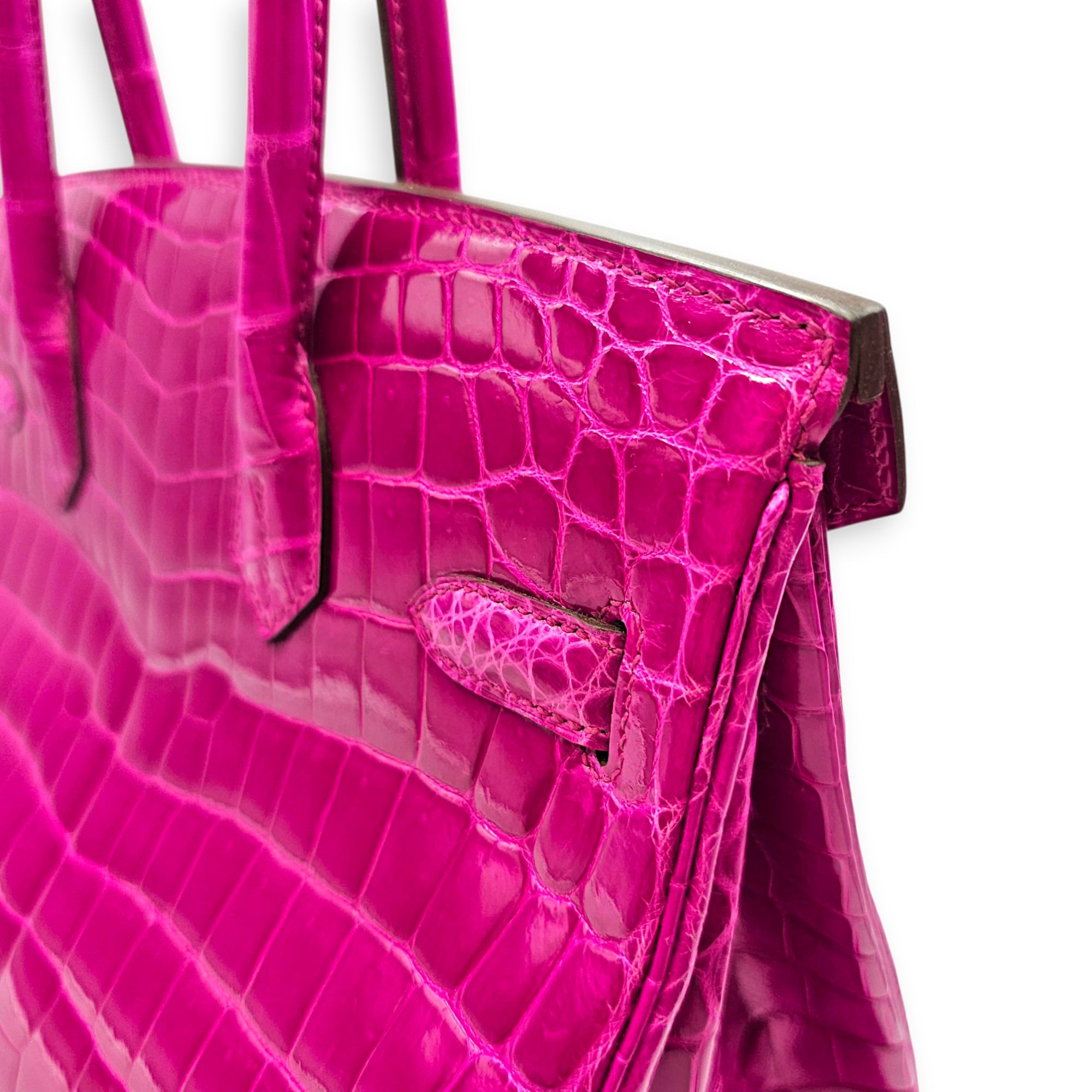 Birkin 30 Rose Scheherazade in Shiny Niloticus Gold hardware CL2607-22263 8