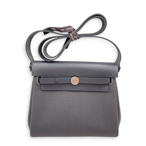Herbag 20 Ardoise in Vache Hunter/Toile Palladium hardware CL2607-22265 1