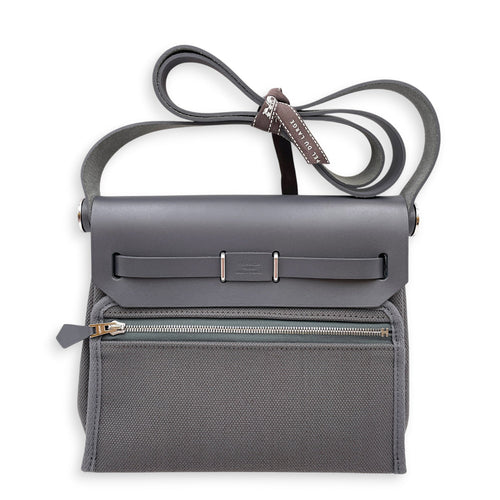 Herbag 20 Ardoise in Vache Hunter/Toile Palladium hardware CL2607-22265 2