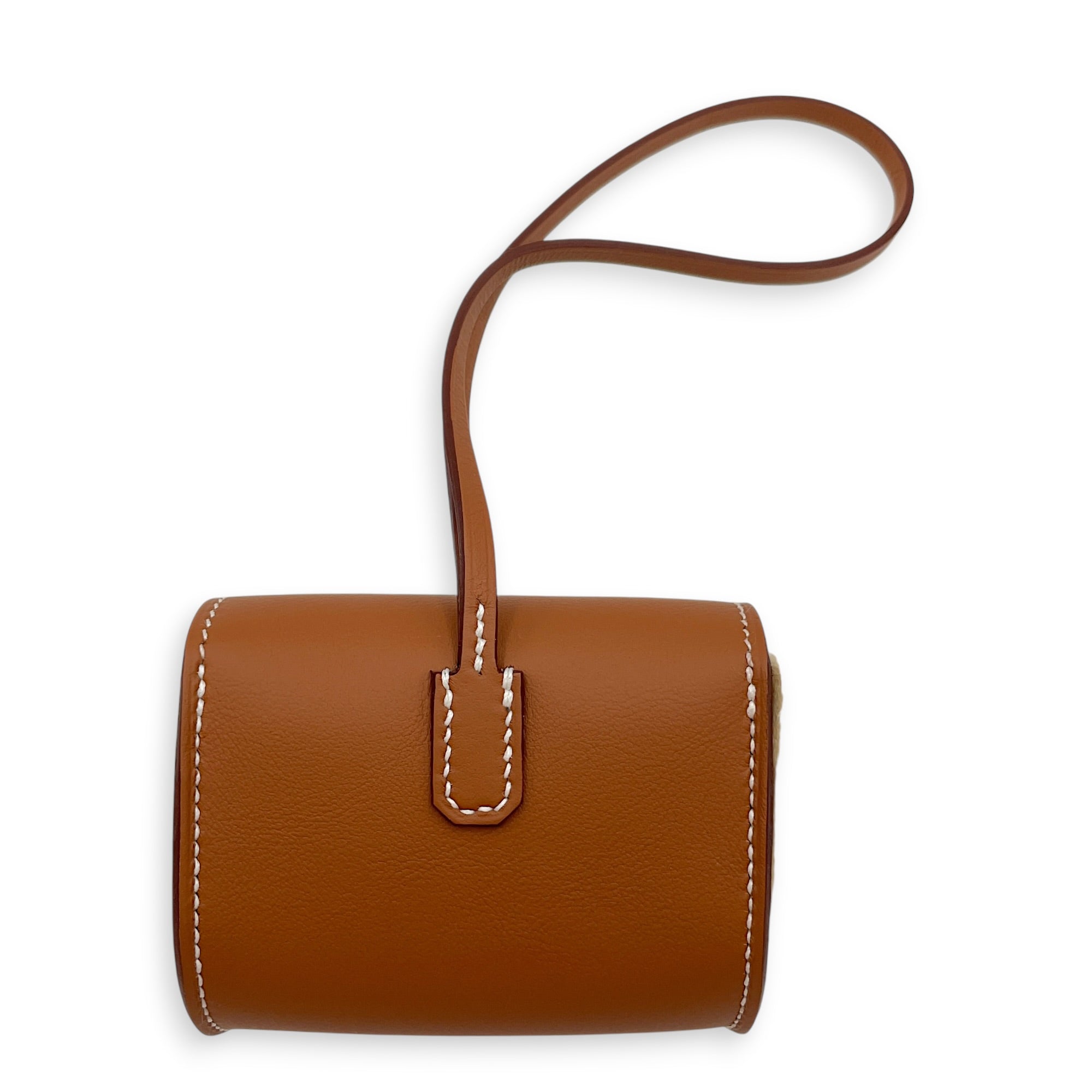 Kellyfestival Charm Gold Bag Accessory in Swift Palladium hardware CL2607-22268 2