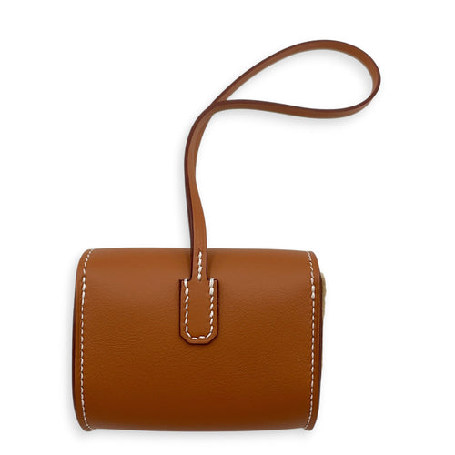 Kellyfestival Charm Gold Bag Accessory in Swift Palladium hardware CL2607-22268 2