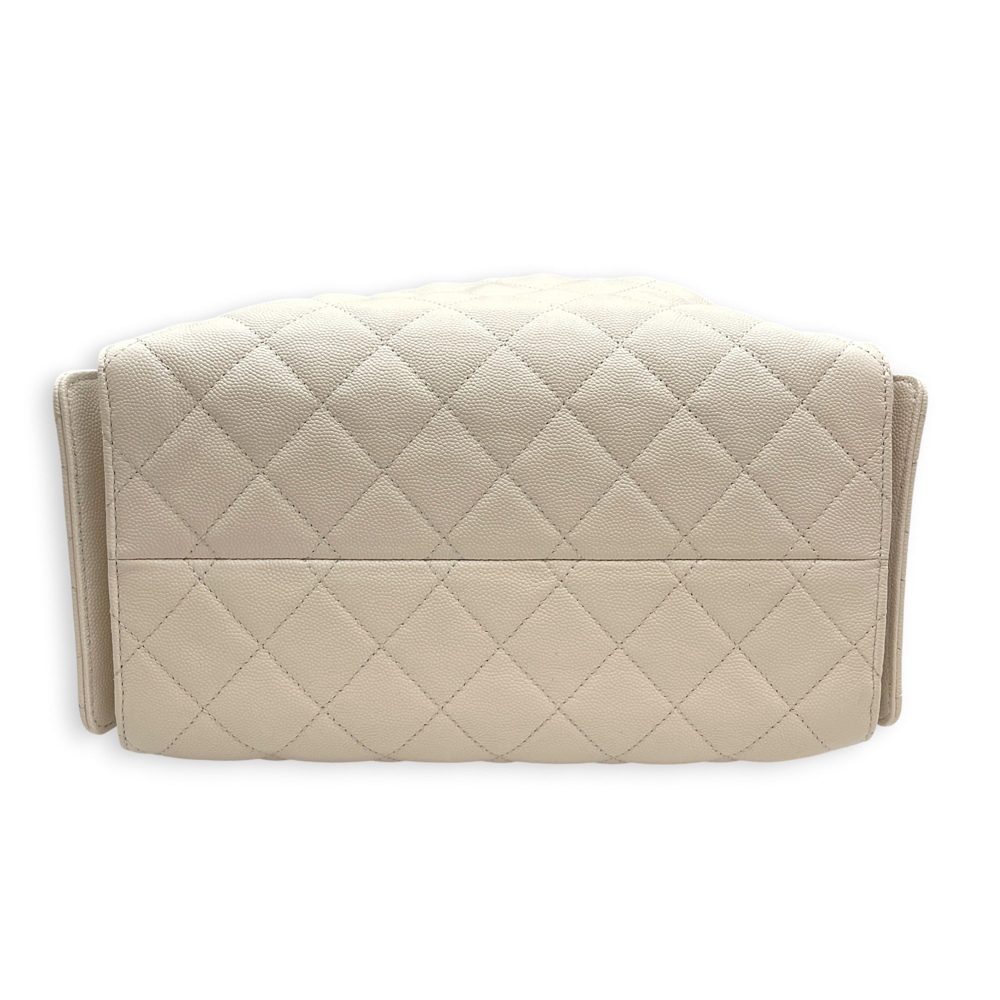 C25 Small White Shoulder Bag Gold hardware CL2607-22269 3