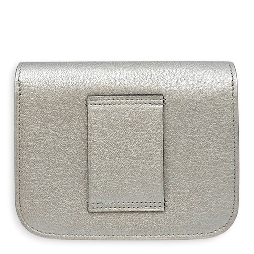 Constance Slim Argent Wallet in Chevre chamkila Palladium hardware CL2607-22277 2