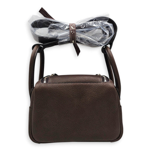 Lindy II Mini Ebene in Barenia Faubourg Palladium hardware CL2607-22278 2