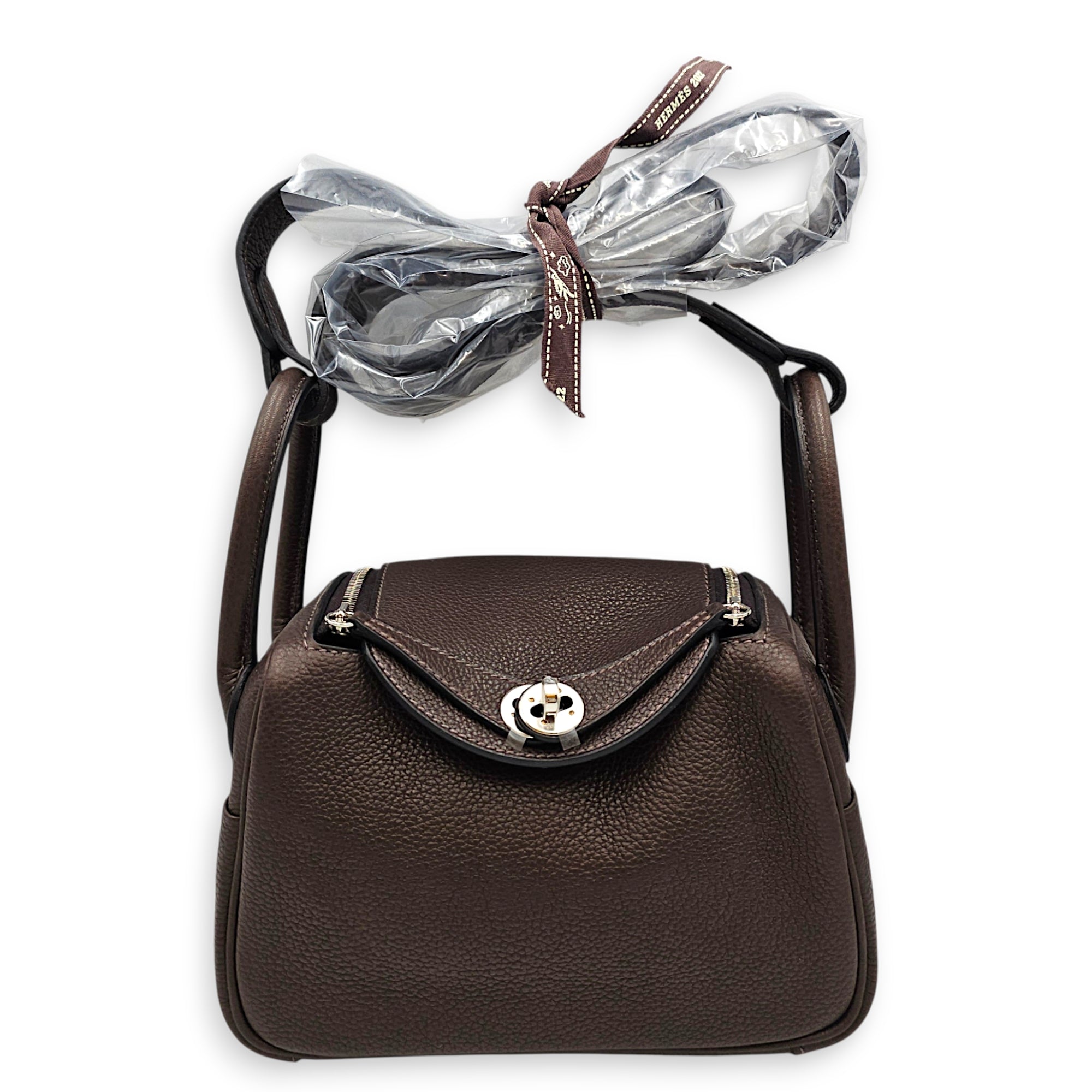 Lindy II Mini Ebene in Barenia Faubourg Palladium hardware CL2607-22278 3