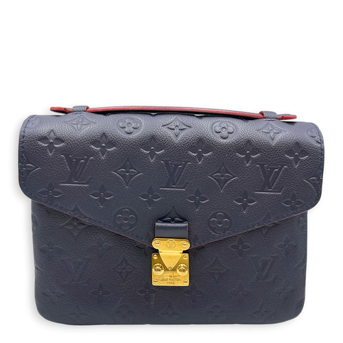Pochette Metis Blue Crossbody Bag in Empreinte Leather Gold hardware CL2607-22285 1