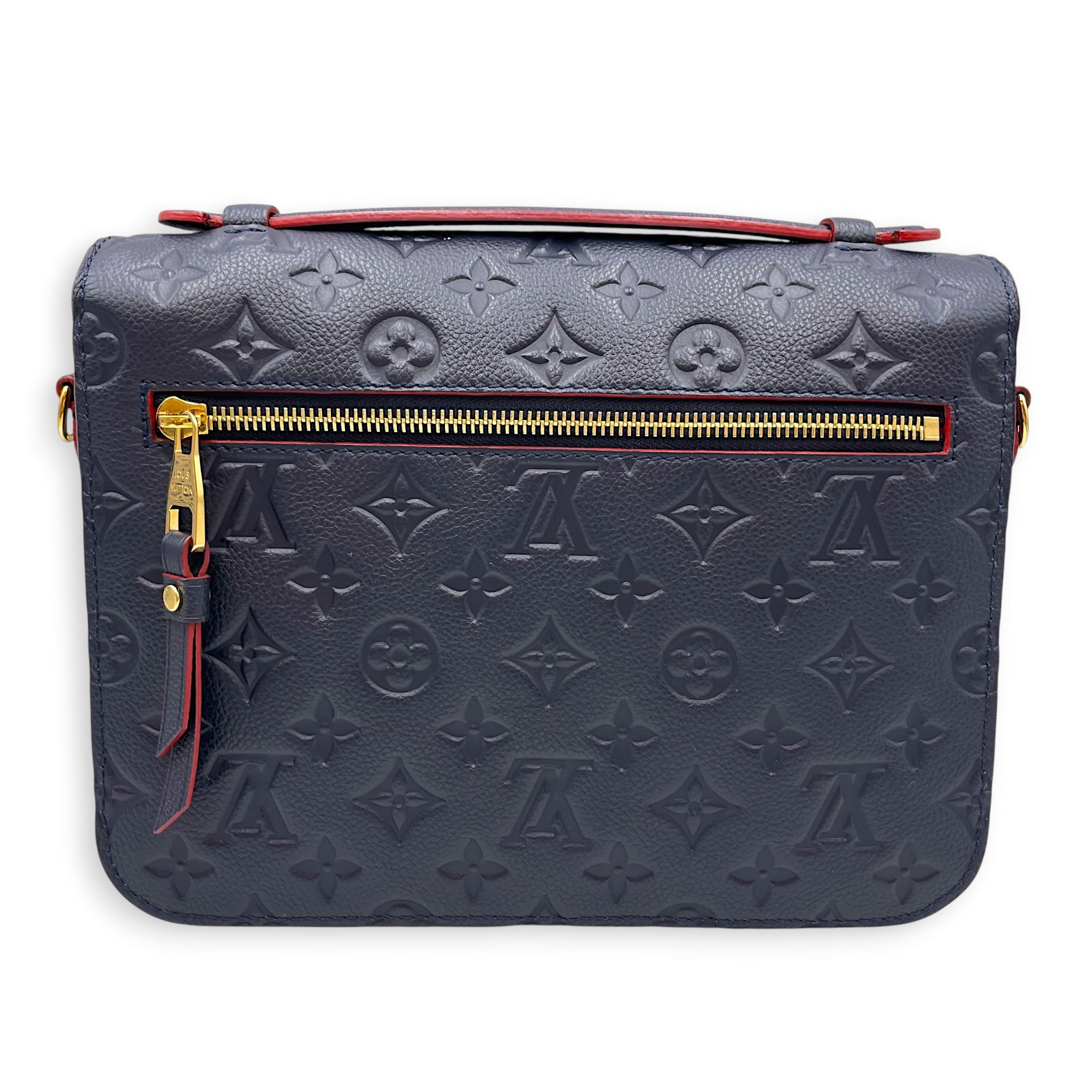 Pochette Metis Blue Crossbody Bag in Empreinte Leather Gold hardware CL2607-22285 2
