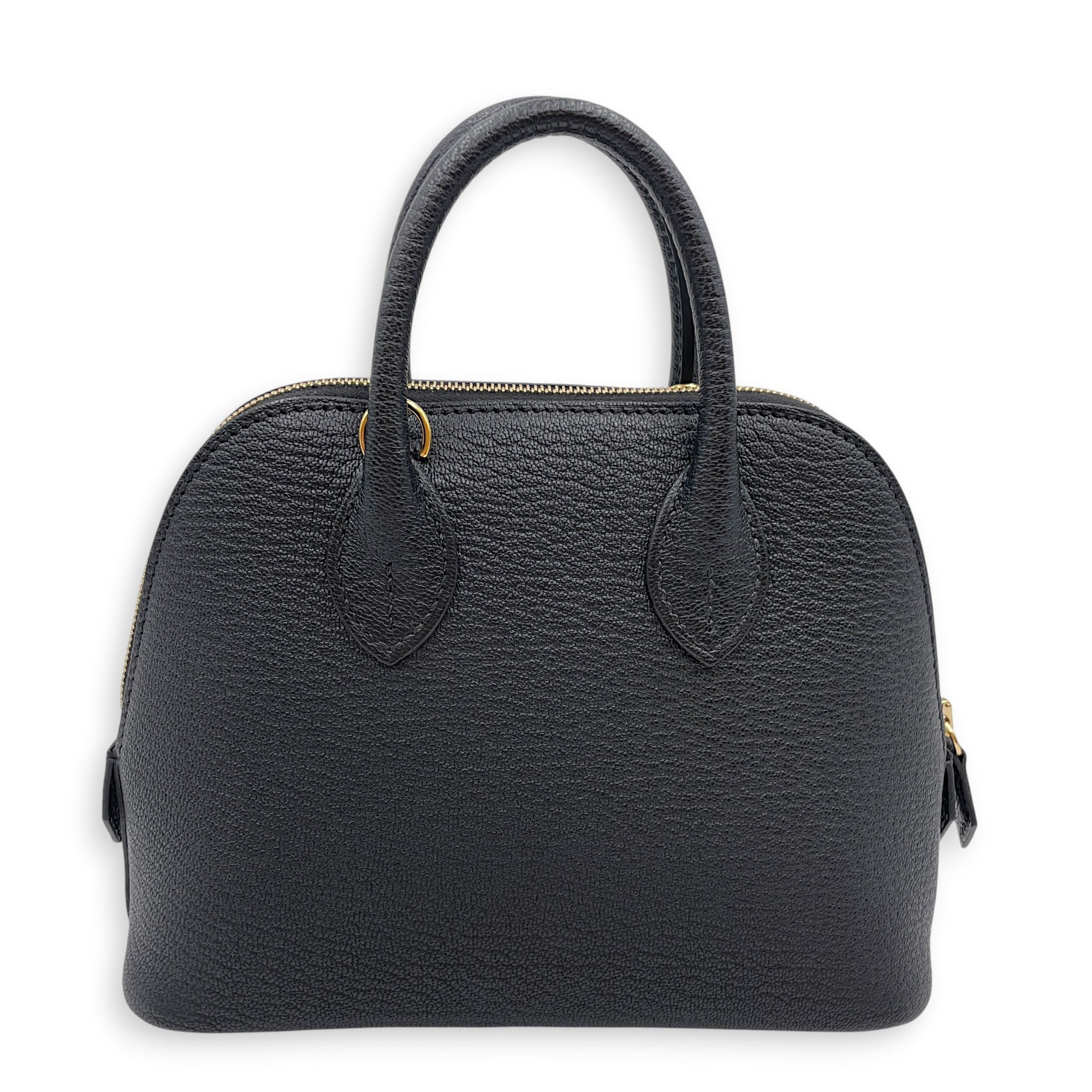 Bolide 1923 Mini Black in Chevre Mysore Gold hardware CL2607-22304 2