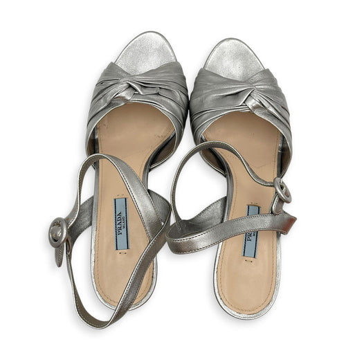 Platform 40 Metallic Silver Sandals CL2607-22310 1