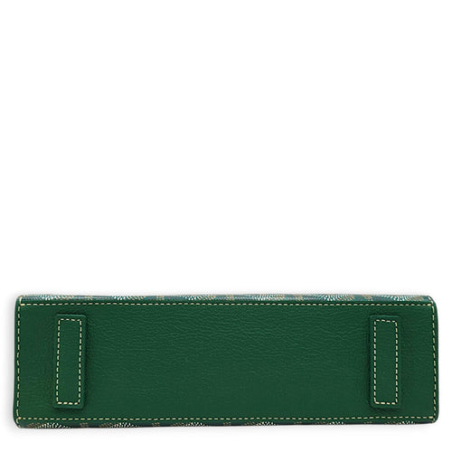 Mini Rouette Structure 20cm  Green Shoulder Bag Silver hardware CL2607-22316 5