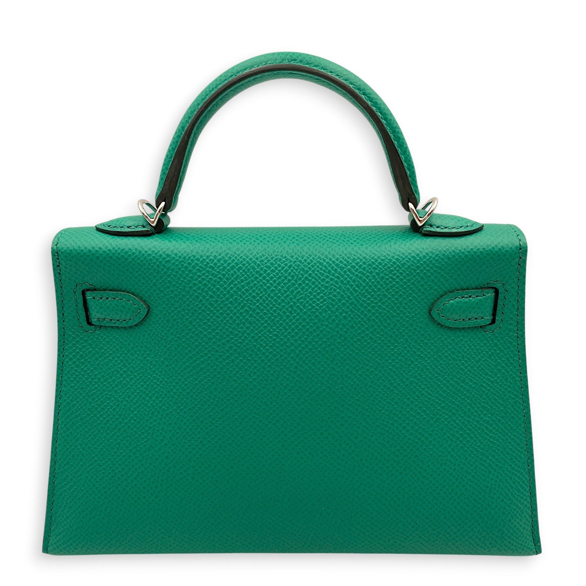 Sellier Kelly 20 Vert Jade/Bleu Paradis/Bleu Sapphire in Epsom Palladium hardware CL2607-22346 2
